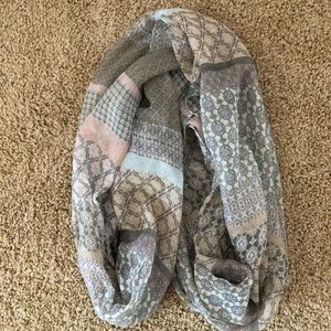 Multi color infinite scarf